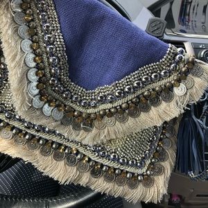 Anthropologie boho clutch